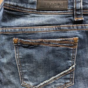 Rock & Roll Cowgirl Low Rose Bootcut Jeans 31x32